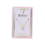 Kids 18K Plated Necklace - Opal Unicorn