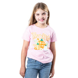 Kids Thankful TShirt - Blossom Pink