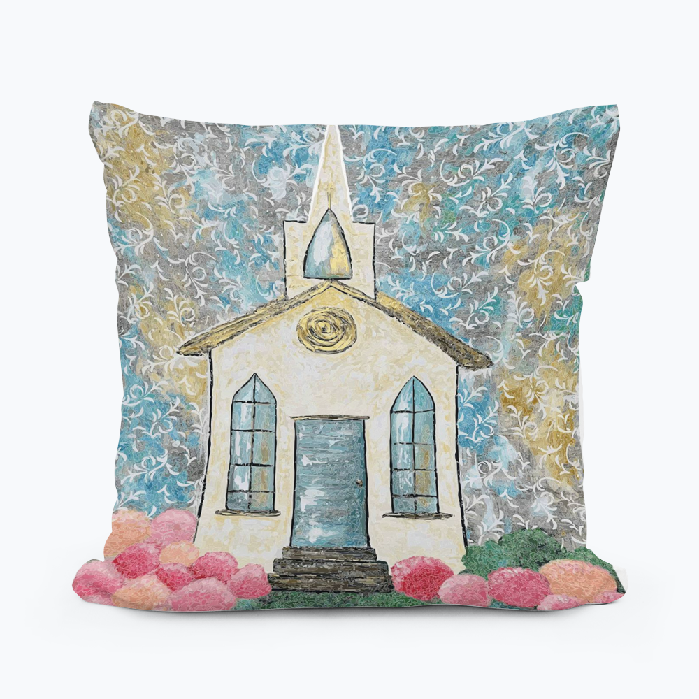 Kristie Church Pillow - 18x18