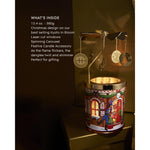Kyoto In Bloom Candle with Spinning Carousel Gift Set