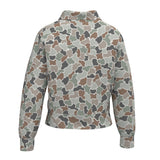 LG Velvet Fleece Quarter Zip - Forest Camo Flora