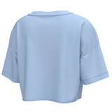 LG Boxy Crop Tee - Periwinkle