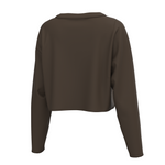 LG Boxy Cropped Tee Long Sleeve - Espresso