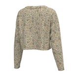 LG Boxy Cropped Tee Long Sleeve - Forest Camo Desert