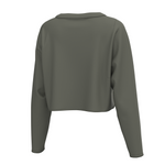 LG Boxy Cropped Tee Long Sleeve - Olive