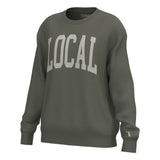 LG Crescent Crew - Olive Polka Dot