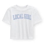 LG Graphic Cropped Tee - Arch Periwinkle