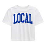 LG Graphic Cropped Tee - Collegiate
