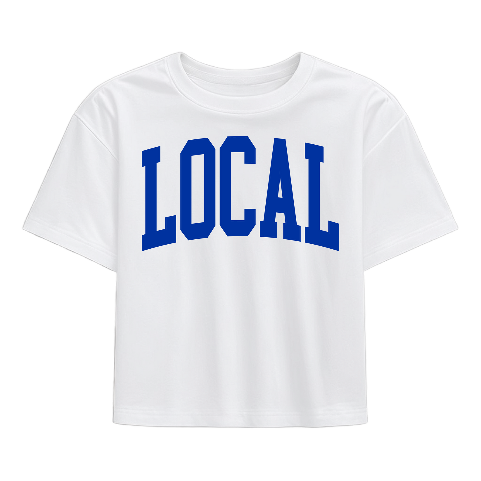 LG Graphic Cropped Tee - Collegiate