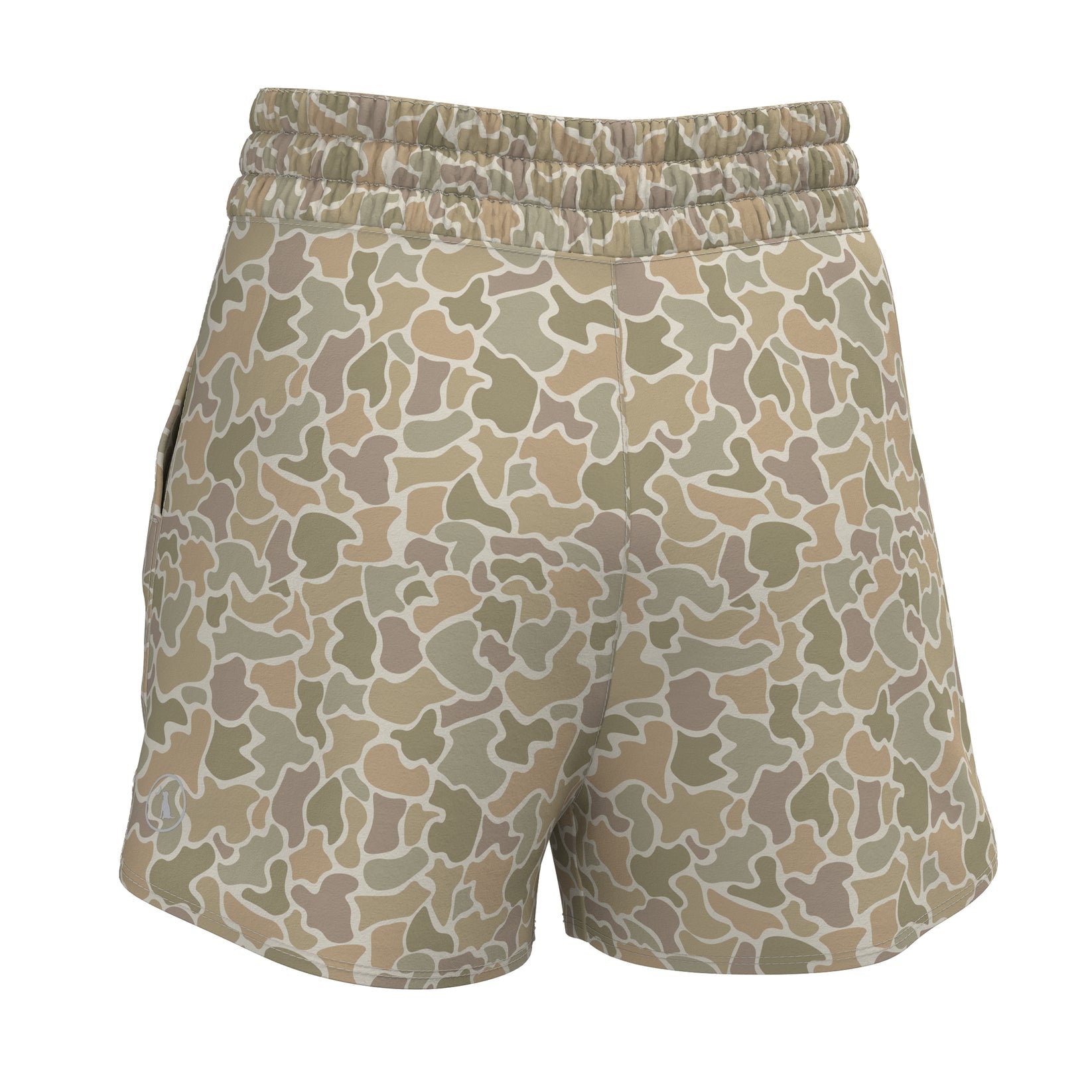 LG High Waisted Volley Shorts - Forest Camo Desert