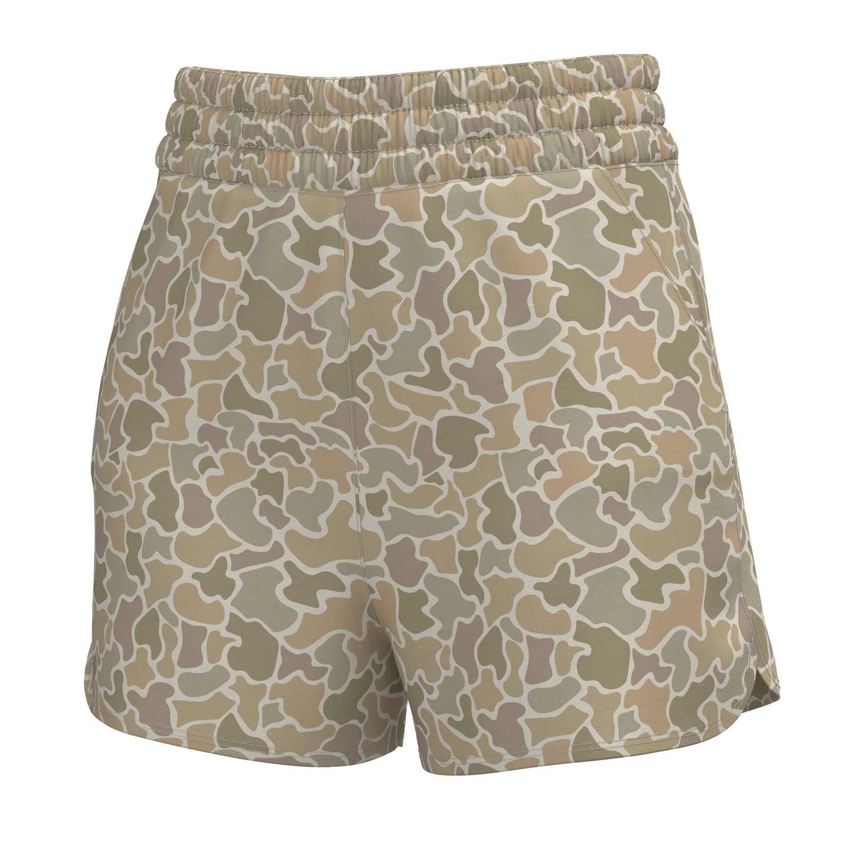 LG High Waisted Volley Shorts - Forest Camo Desert