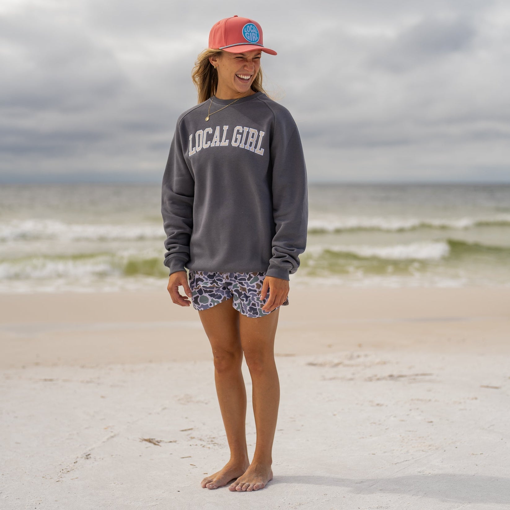 LG High Waisted Volley Shorts - Localflage Bluff