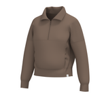 LG Velvet Fleece Quarter Zip - Cocoa