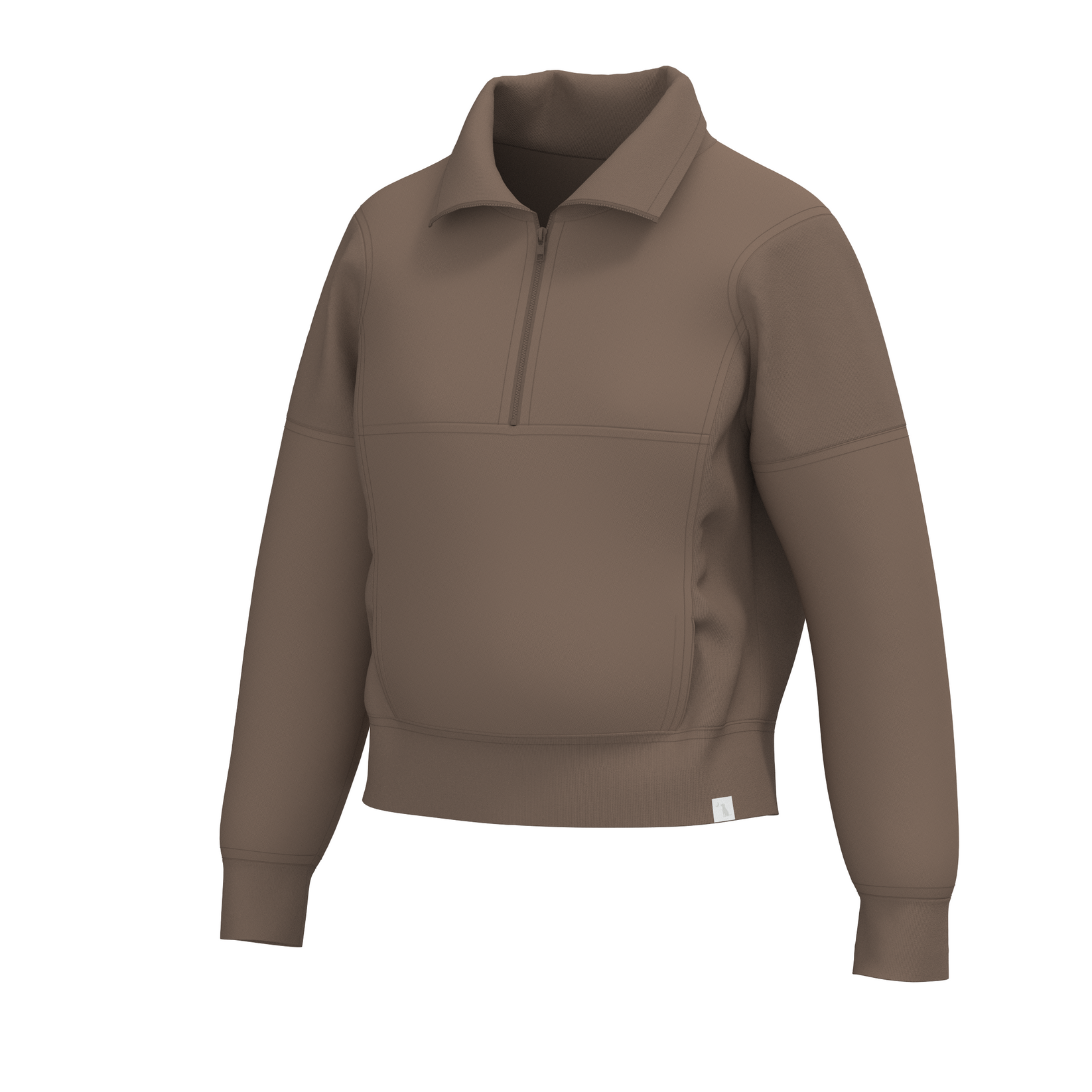 LG Velvet Fleece Quarter Zip - Cocoa