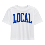 LG Graphic Cropped Tee - Collegiate