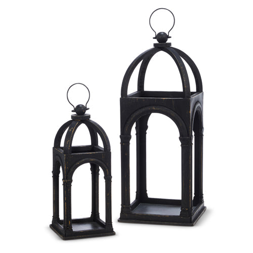 Large Black Arch Lantern