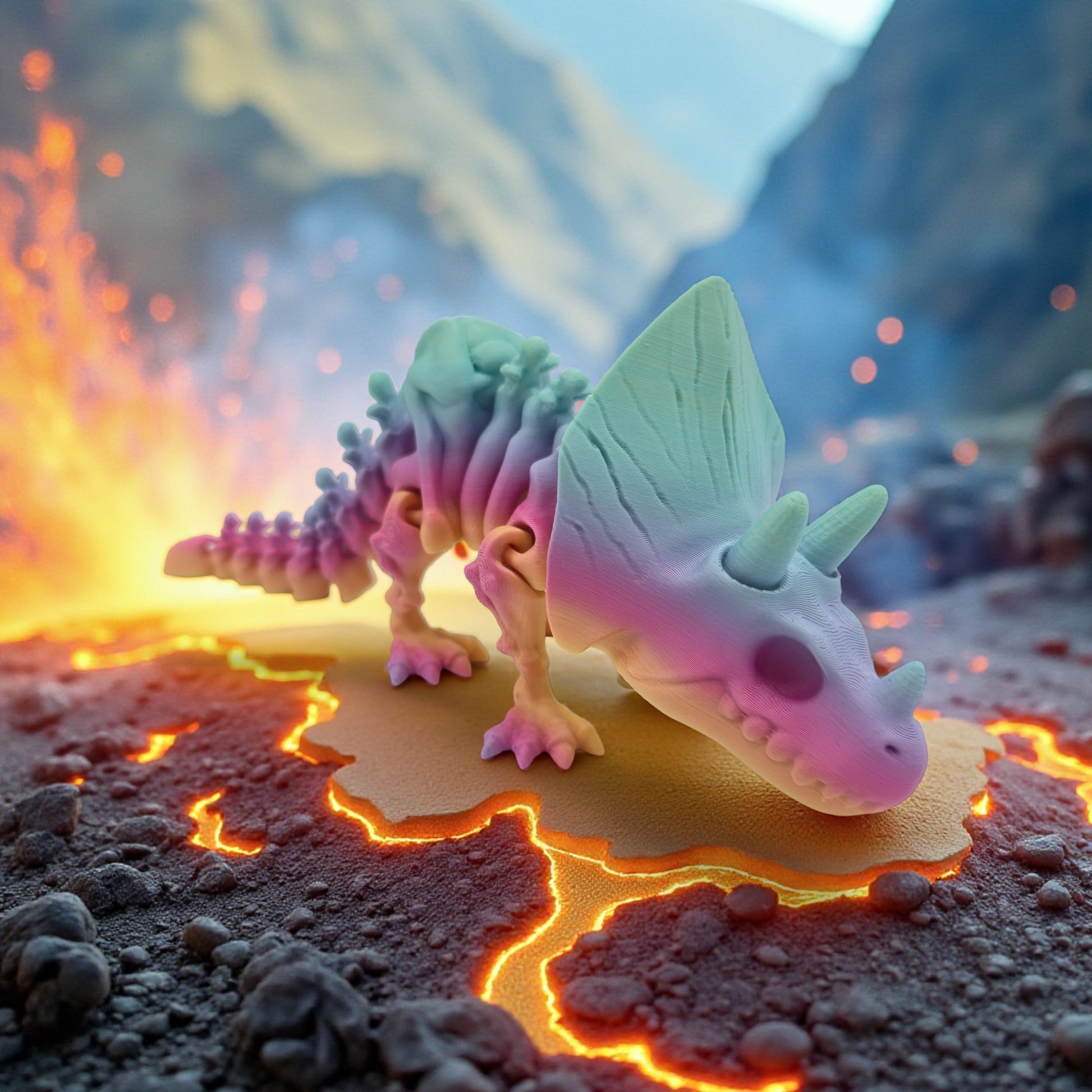 Large BoneClaw Triceratops