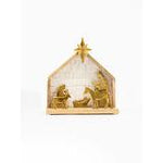 Large Gold Nativity Scene