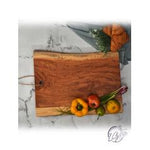 Large Live Edge Acacia Wood Cutting Board