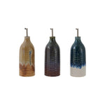 Large Stoneware Oil Cruet w/ Stopper