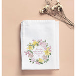 Laura More Precious Than Jewels Tea Towel