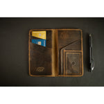 Leather Checkbook Wallet