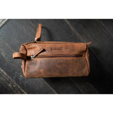 Leather Toiletry Bag