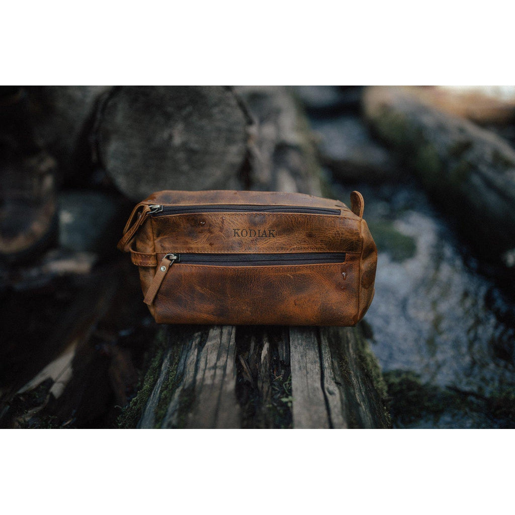 Leather Toiletry Bag