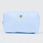 Lets Face It Makeup Bag- Blue Stripe