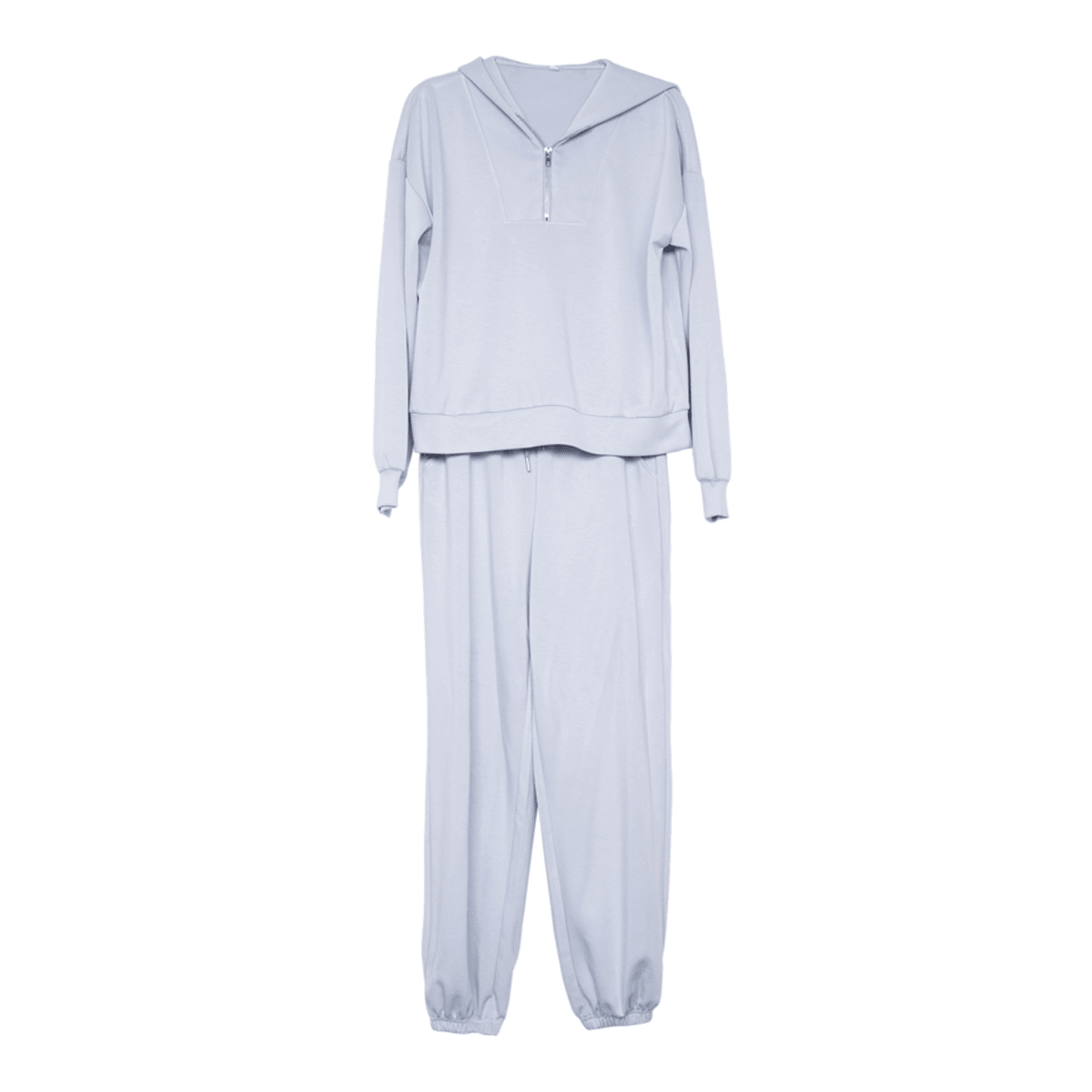 Light Blue Scuba Pants Set