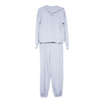 Light Blue Scuba Pants Set