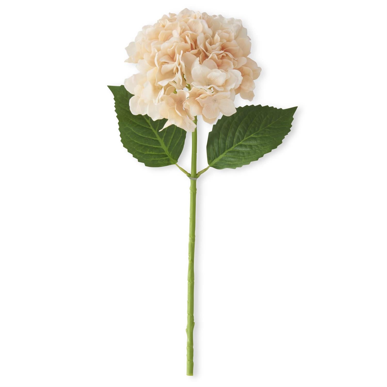Light Yellow Real Touch Hydrangea Spray 20"