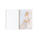 Lilac Notebook with Maps