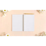 Lilac Notebook with Maps