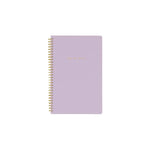 Lilac Notebook with Maps