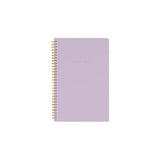 Lilac Notebook with Maps