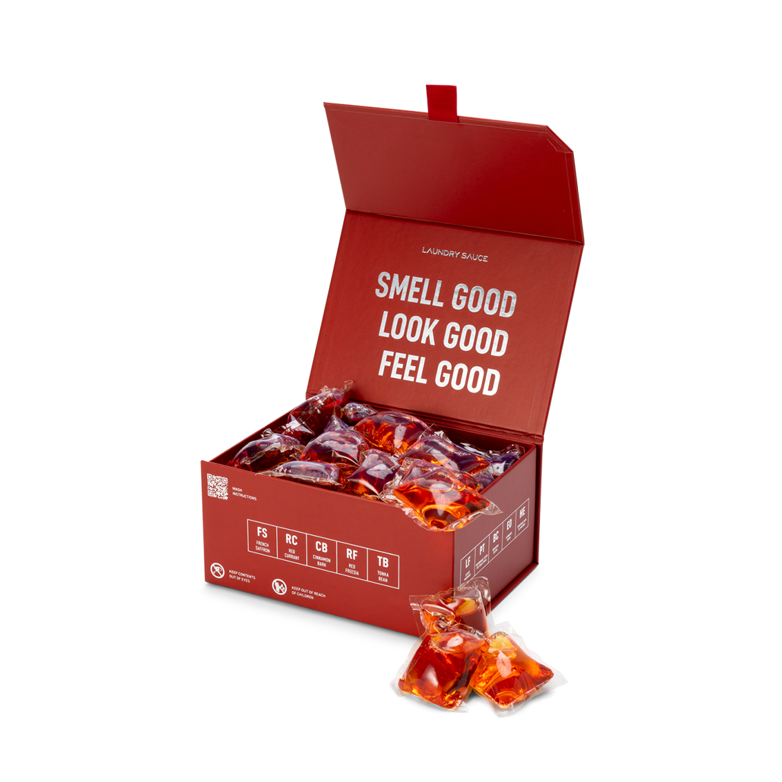 Liquid Laundry Detergent Pods - French Saffron