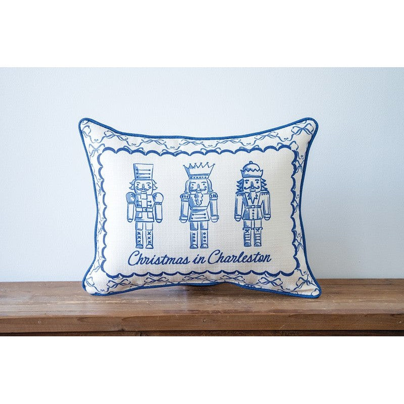 Little Birdie Chinoiserie Nutcracker Pillow