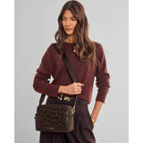 Lottie Large Crossbody Bag | Chocolate Leopard