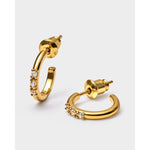 Lumira Hoop Earrings | Gold Coated