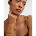 Luxe Lock Bracelet | Gold Coated