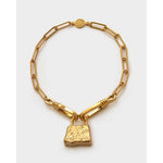 Luxe Lock Bracelet | Gold Coated