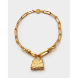 Luxe Lock Bracelet | Gold Coated