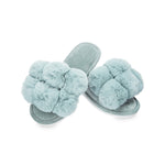 Luxe Pompom Plush Slipper