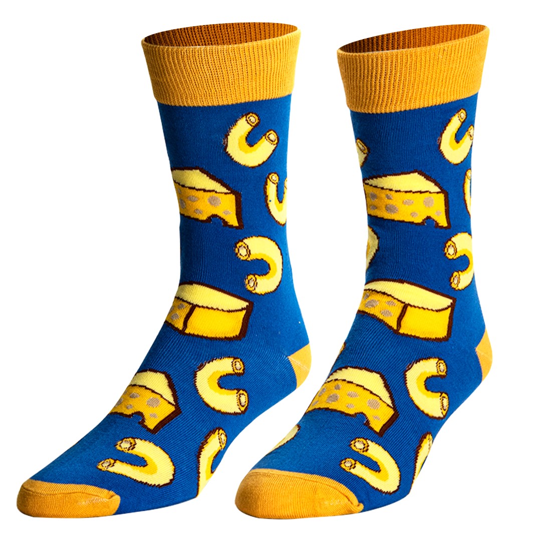 Mac N Cheese Crew Folded Socks