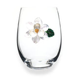 Magnolia Stemless Wine Glass