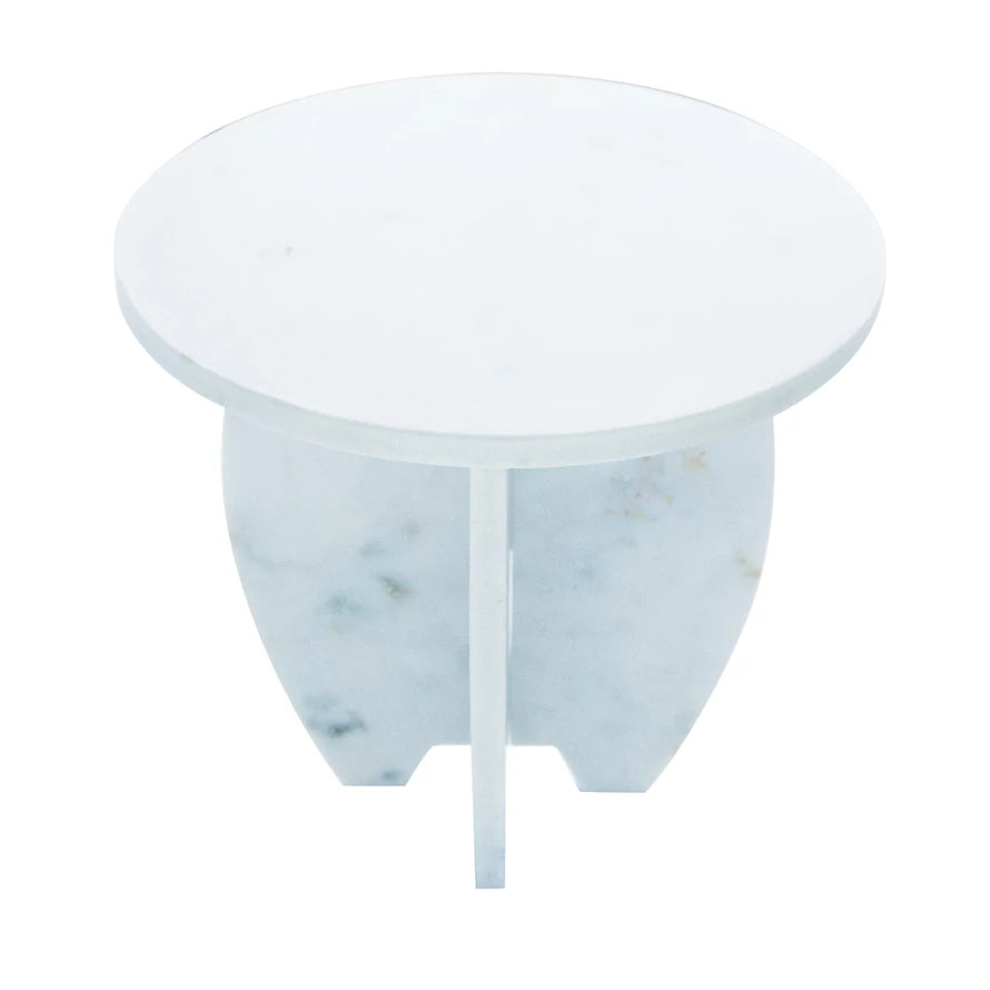 Marble Pedestal with Interlocking Base