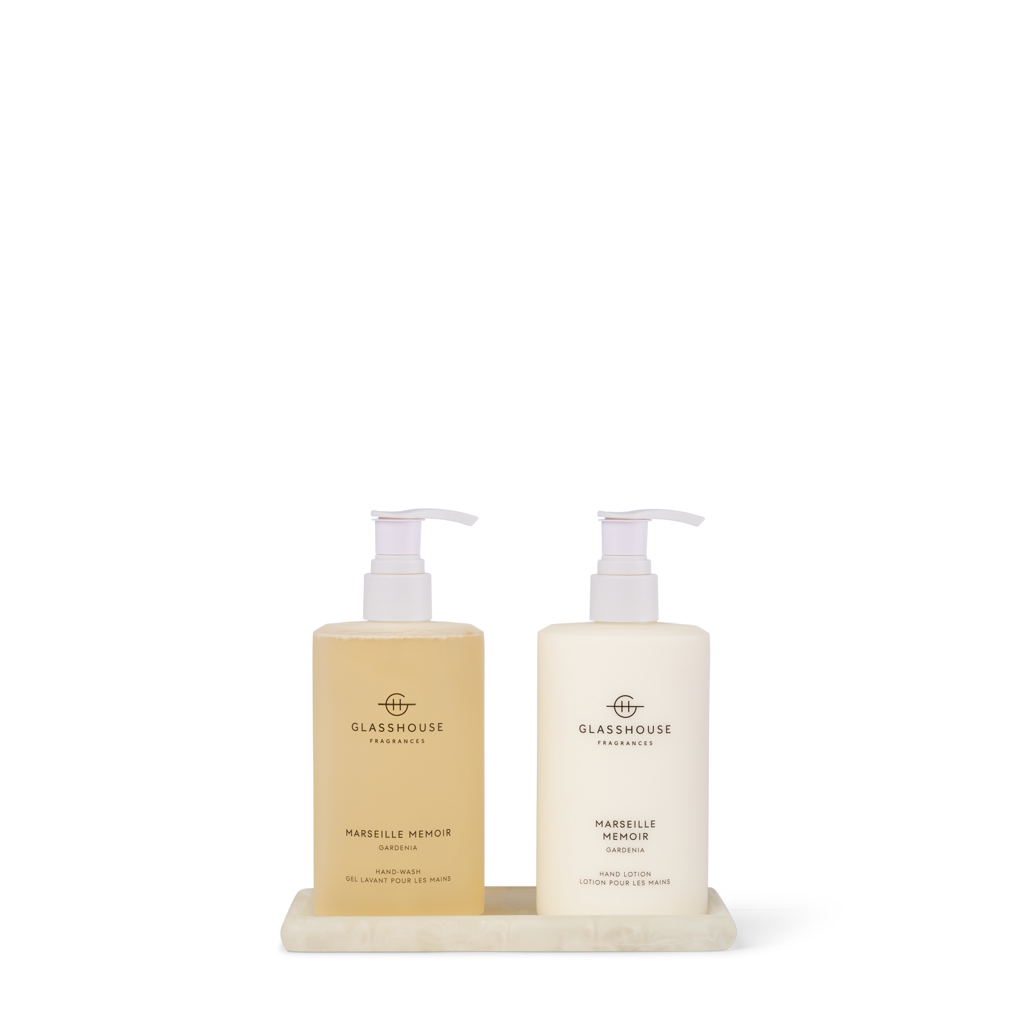 Marseille Memoir Hand Care Duo w/ Resin Tray