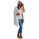 Marshmallow Hooded Shawl Ivory