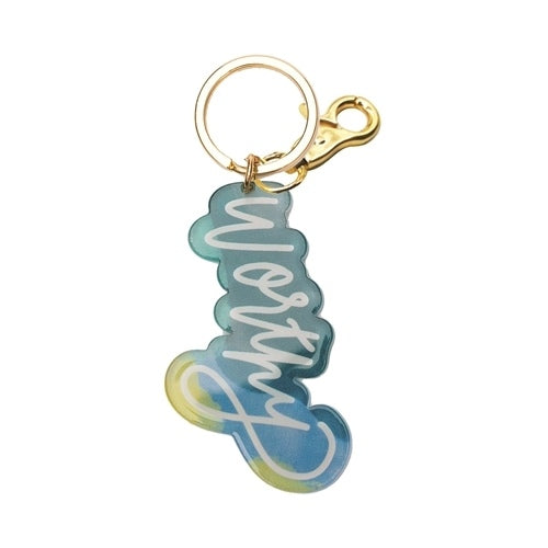 Mary Square Acrylic Keychain